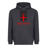 Smoke brown university Heavyweight Hoodie - ArtChic