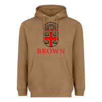 Toasted Coconut brown university Heavyweight Hoodie - ArtChic
