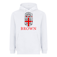 White brown university Heavyweight Hoodie - ArtChic