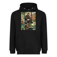 Black saint francis Heavyweight Hoodie - ArtChic