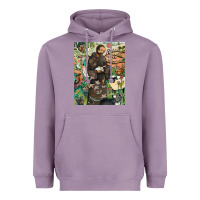 Lavender saint francis Heavyweight Hoodie - ArtChic