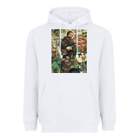 White saint francis Heavyweight Hoodie - ArtChic