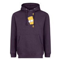 Plum simpsons Heavyweight Hoodie - ArtChic