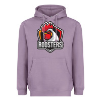 Lavender rooster art Heavyweight Hoodie - ArtChic