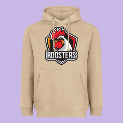 Rooster Art Heavyweight Hoodie Designed By Artchic
