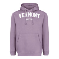 Lavender vermont vintage state athletic style pullover hoodie Heavyweight Hoodie - ArtChic