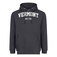 Smoke vermont vintage state athletic style pullover hoodie Heavyweight Hoodie - ArtChic