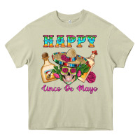 Mossy Happy Cinco De Mayo Mexican Skull Tequila Bottle Roses Cactus Heavy Core Tee - Artiststas