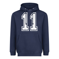 Number 11 Shirt Sports Player Number Back Of Shirt Heavyweight Hoodie | Teevron