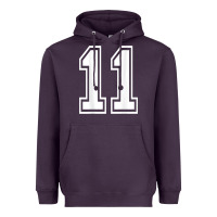 Plum number 11 shirt sports player number back of shirt Heavyweight Hoodie - ArtChic