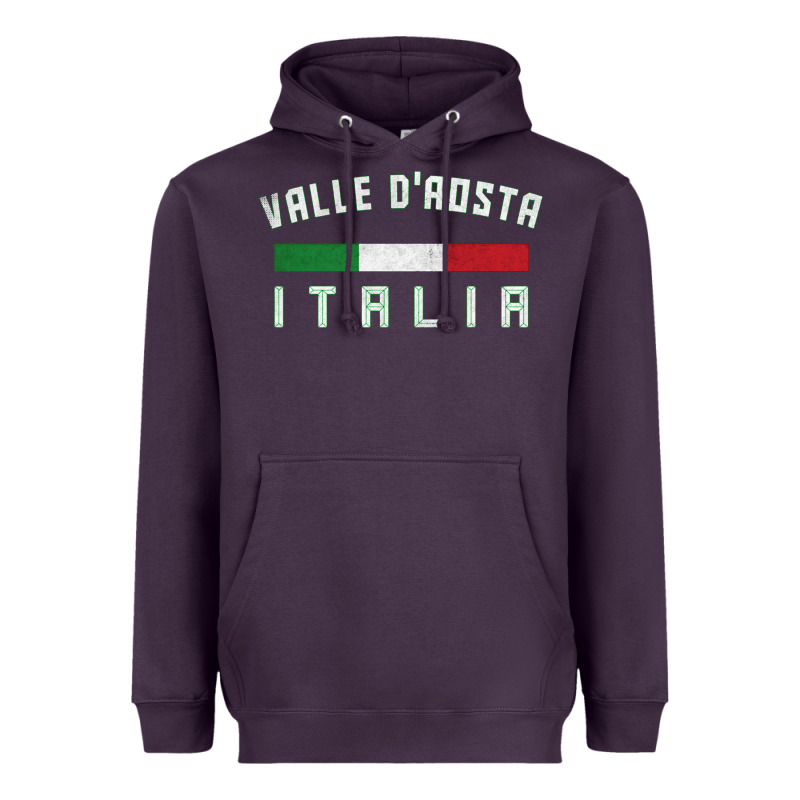 Valle D'aosta Italia Italy Region Typography Design Heavyweight Hoodie by ArtChic | Teevron