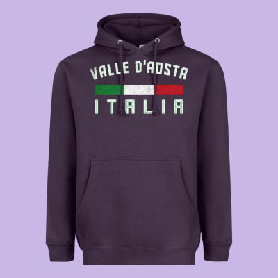 Valle D'aosta Italia Italy Region Typography Design Heavyweight Hoodie Designed By Artchic