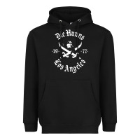 Black die' hunns Heavyweight Hoodie - ArtChic
