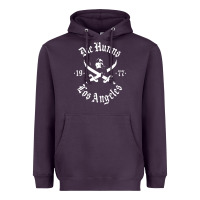 Plum die' hunns Heavyweight Hoodie - ArtChic