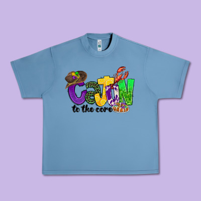Cajun To The Core Mardi Gras Urban Heavy Tee Designed By Cowgirlartshop