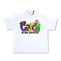 White cajun to the core mardi gras Urban Heavy Tee - CowGirlArtShop