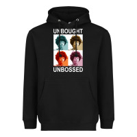 Unbought Unbossed Shirley Chisholm Retro Vintage Gift Long Sleeve T Sh Heavyweight Hoodie | Teevron