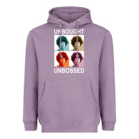 Lavender unbought unbossed shirley chisholm retro vintage gift long sleeve t sh Heavyweight Hoodie - ArtChic