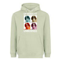 Matcha unbought unbossed shirley chisholm retro vintage gift long sleeve t sh Heavyweight Hoodie - ArtChic