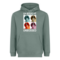 Sage unbought unbossed shirley chisholm retro vintage gift long sleeve t sh Heavyweight Hoodie - ArtChic