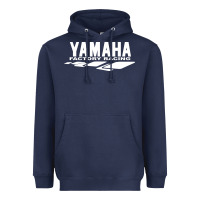 Navy ymh racing Heavyweight Hoodie - ArtChic