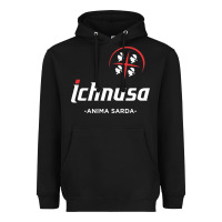 Black ichnusa Heavyweight Hoodie - ArtChic