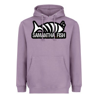 Lavender SAMANTHA FISH MUSIC ARTWORK Essential Heavyweight Hoodie - ArtChic