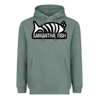 Sage SAMANTHA FISH MUSIC ARTWORK Essential Heavyweight Hoodie - ArtChic