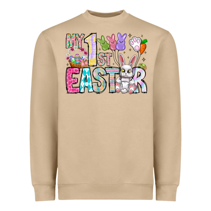 My 1st Easter Heavyweight Sweatshirt by CowhideDigitalArt | Teevron
