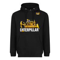 Black bulldozercat 1 Heavyweight Hoodie - ArtChic