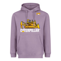 Lavender bulldozercat 1 Heavyweight Hoodie - ArtChic