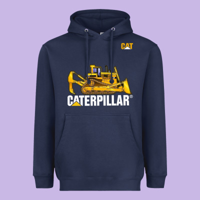Bulldozercat 1 Heavyweight Hoodie Designed By Artchic