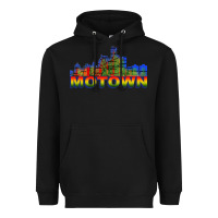 Black MOTOWN Heavyweight Hoodie - ArtChic