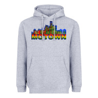Heather Grey MOTOWN Heavyweight Hoodie - ArtChic