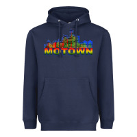 Navy MOTOWN Heavyweight Hoodie - ArtChic