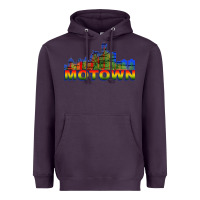 Plum MOTOWN Heavyweight Hoodie - ArtChic