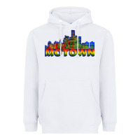 White MOTOWN Heavyweight Hoodie - ArtChic