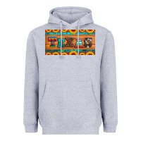 Heather Grey texas sunflowers license plate Heavyweight Hoodie - Artiststas