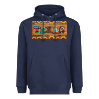 Navy texas sunflowers license plate Heavyweight Hoodie - Artiststas