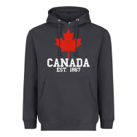 Smoke vintage canada est.1867 maple leaf canadian flag r Heavyweight Hoodie - ArtChic