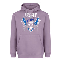 Lavender US Air Force Security Forces Heavyweight Hoodie - ArtChic