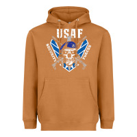 Meerkat US Air Force Security Forces Heavyweight Hoodie - ArtChic