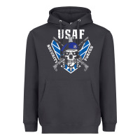 Smoke US Air Force Security Forces Heavyweight Hoodie - ArtChic