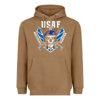 Toasted Coconut US Air Force Security Forces Heavyweight Hoodie - ArtChic