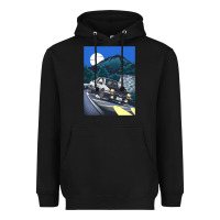 Black initial d poster hipster Heavyweight Hoodie - ArtChic