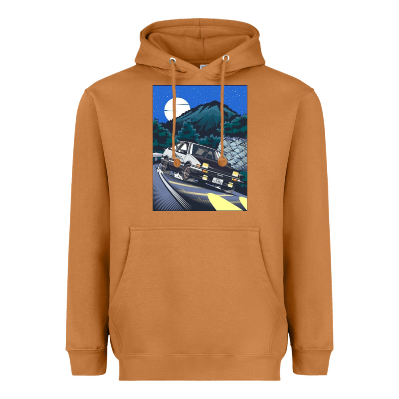 Initial D Poster Hipster Heavyweight Hoodie by ArtChic | Teevron