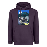 Plum initial d poster hipster Heavyweight Hoodie - ArtChic