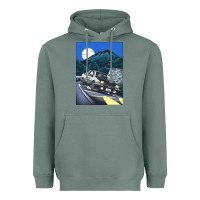 Sage initial d poster hipster Heavyweight Hoodie - ArtChic