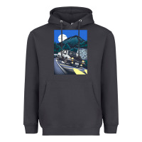 Smoke initial d poster hipster Heavyweight Hoodie - ArtChic