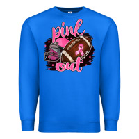 True Royal Pink Out Football Premium Sweatshirt - BarkalooDesign
